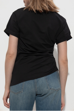 Victoria Beckham T-shirt with side draping