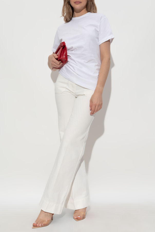 Victoria Beckham T-shirt with side draping