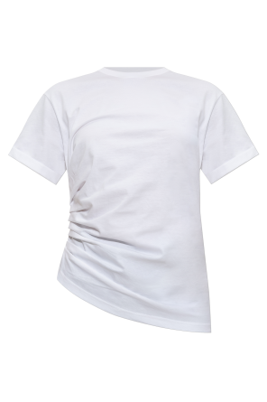 T-shirt with side draping