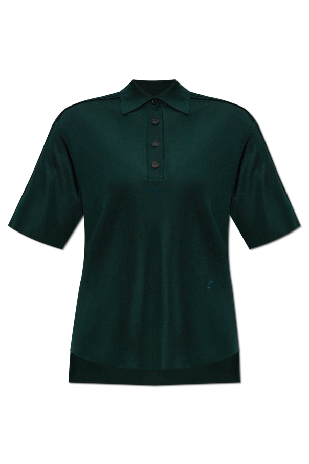 Polo with embroidered logo od FERRAGAMO