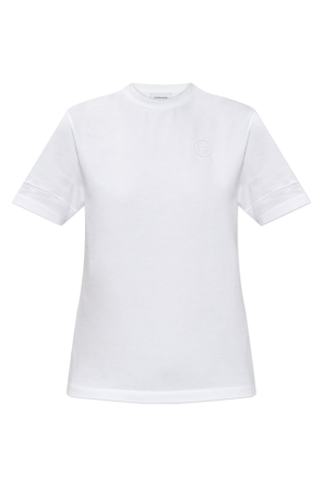 T-shirt with openwork inserts