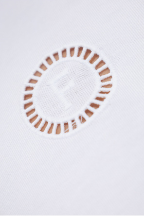 FERRAGAMO T-shirt with openwork inserts