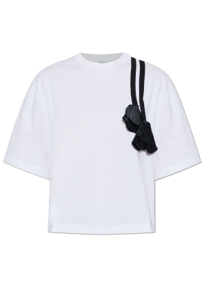 Locker geschnittenes T-Shirt mit Applikation