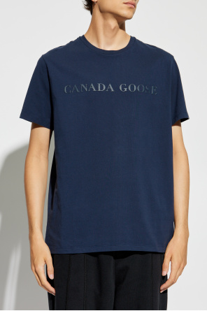 Canada Goose T-shirt z logo `Emersen`