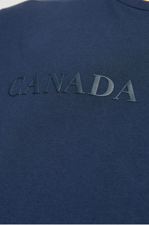 Canada Goose T-shirt z logo `Emersen`