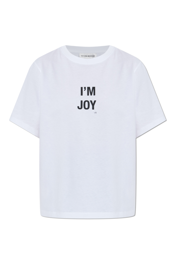 T-shirt with print od Victoria Beckham