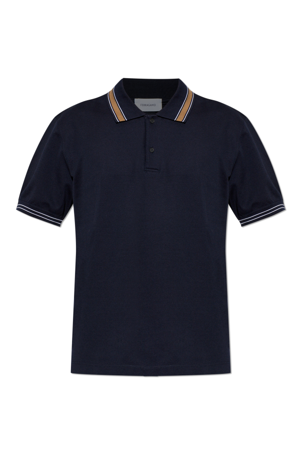 Cotton polo od FERRAGAMO