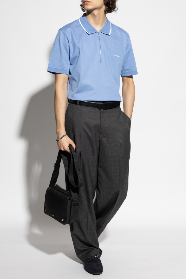 FERRAGAMO Polo z logo
