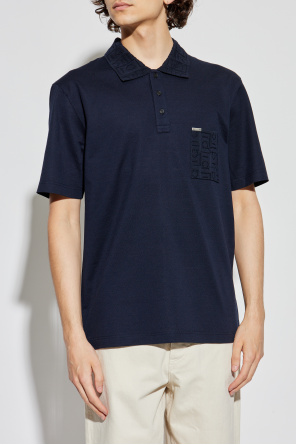 FERRAGAMO Polo z kieszenią