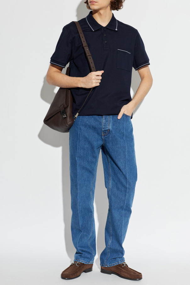 FERRAGAMO Polo shirt with pocket