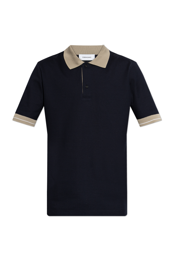 Cotton polo od FERRAGAMO