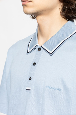 FERRAGAMO Polo with logo