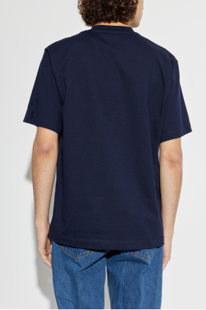 FERRAGAMO T-shirt with a velvet-finish logo
