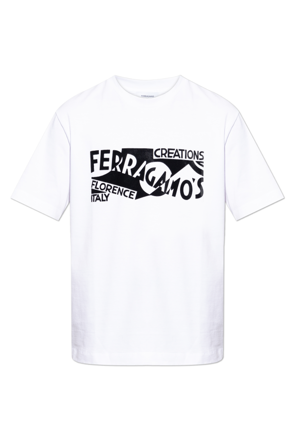 T-shirt with logo od FERRAGAMO