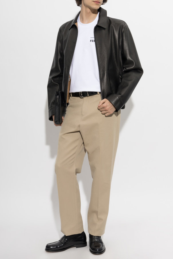 FERRAGAMO T-shirt with printed logo