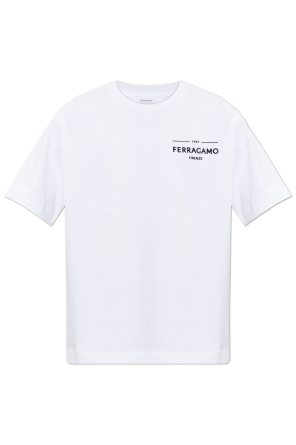 T-shirt with printed logo