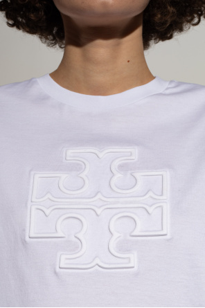 Tory Burch T-shirt 9-5 o luźnym kroju