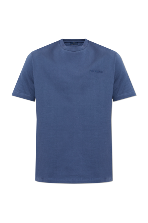 T-shirt with embroidered logo