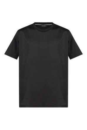 T-shirt with embroidered logo
