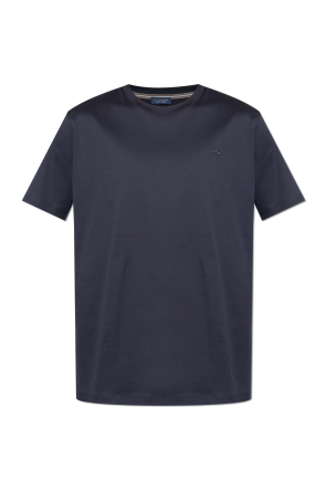 T-shirt with embroidered logo