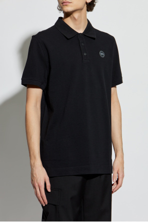 Canada Goose Polohemd mit Logo-Aufnäher