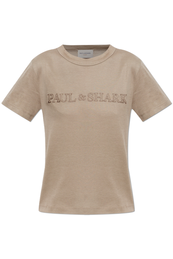 T-shirt with embroidered logo od Paul & Shark