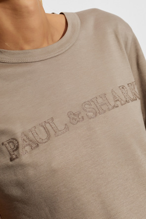 Paul & Shark T-shirt z wyszytym logo