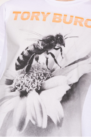 Tory Burch Camiseta con estampado colorido
