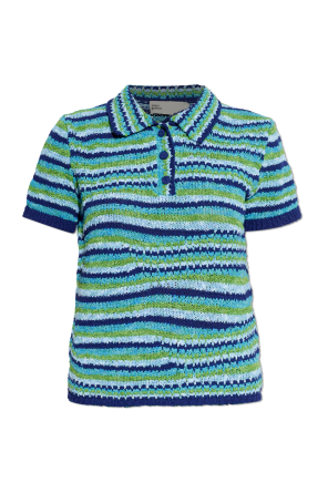 Polo de punto decorativo