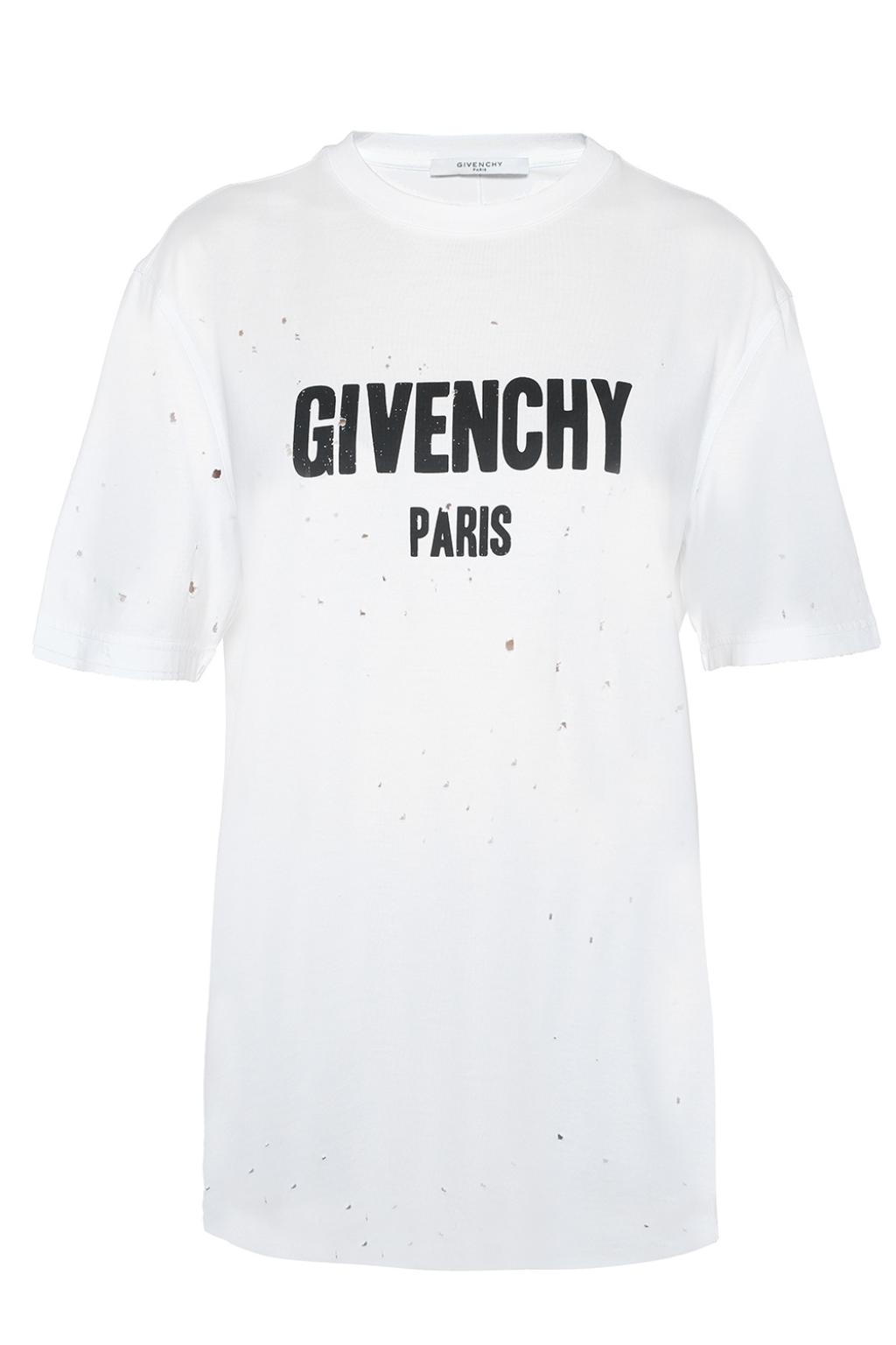 givenchy shirt with holes