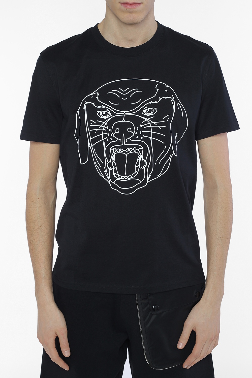 Black Rottweiler head-printed T-shirt Givenchy - Vitkac TW