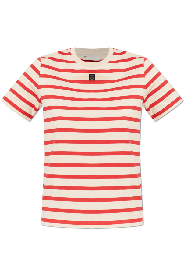 Striped pattern T-shirt od Tory Burch
