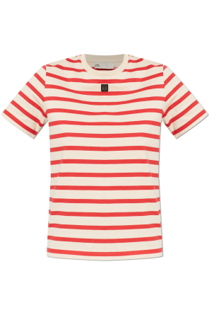 T-shirt ze wzorem w pasy