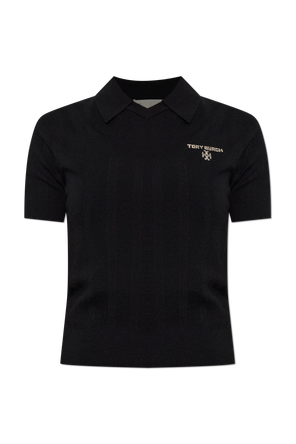 Wool logo polo