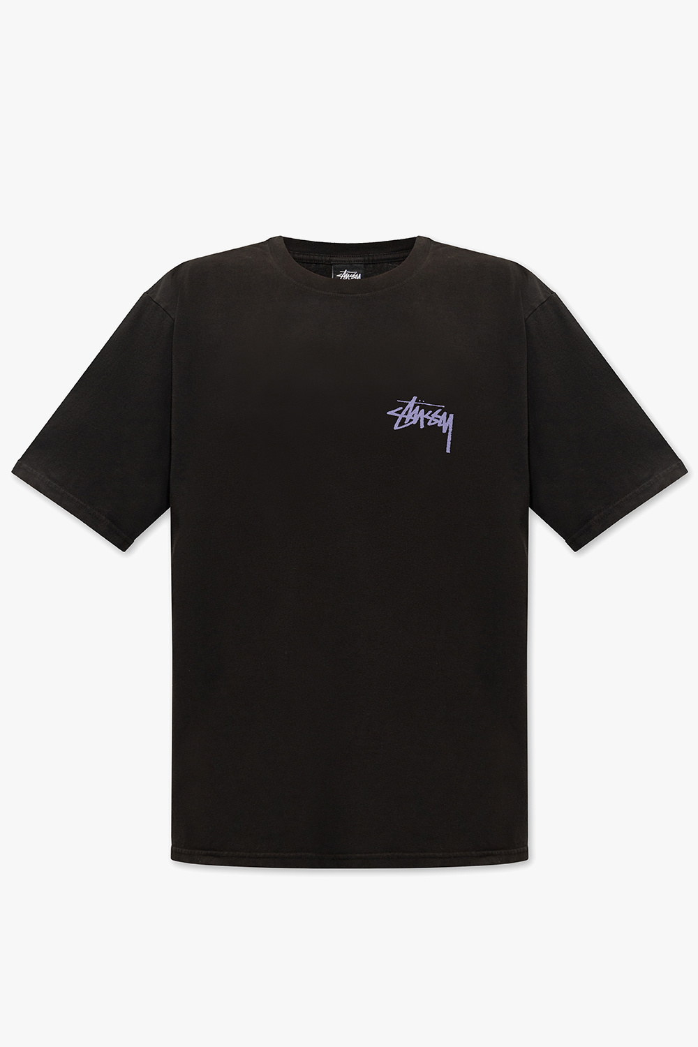 Stussy Reebok Classics T-shirt in zwart met wassing