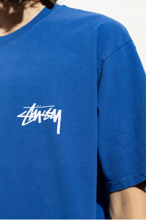 Stussy Zip Up Pique Polo Shirt