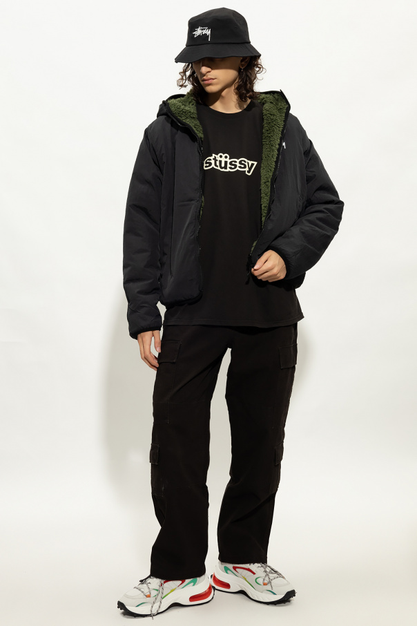 Stussy T-shirt Belted with logo