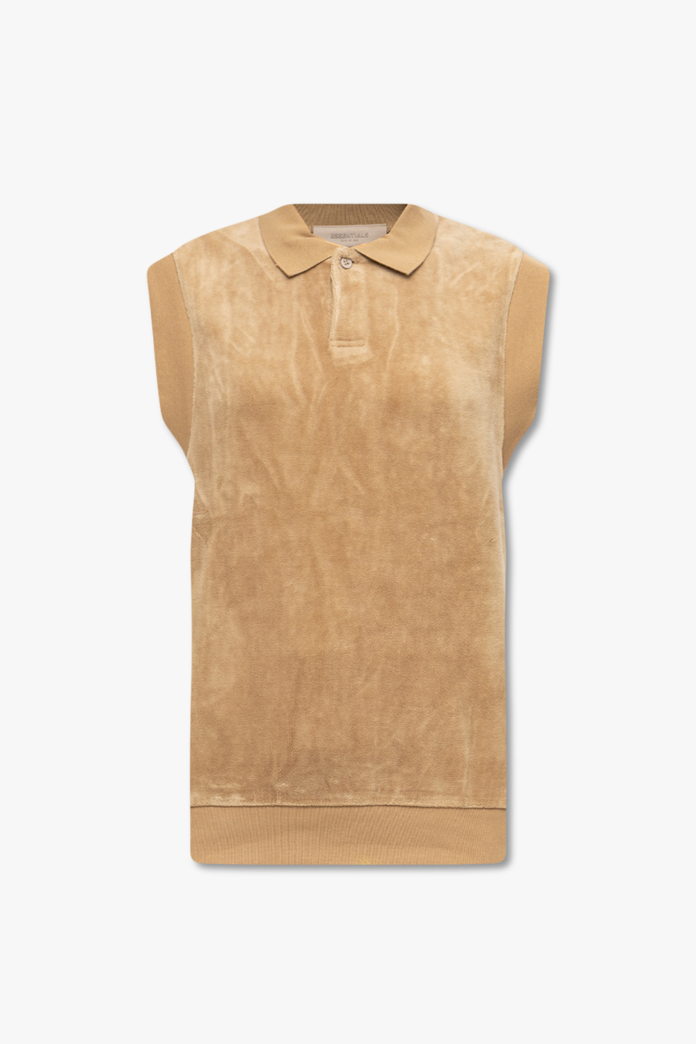 Fear Of God Essentials Velour top with collar