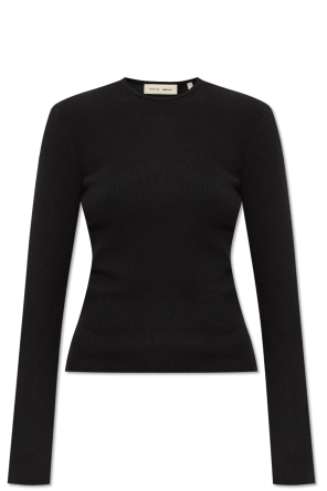 Sweater with a crew neckline