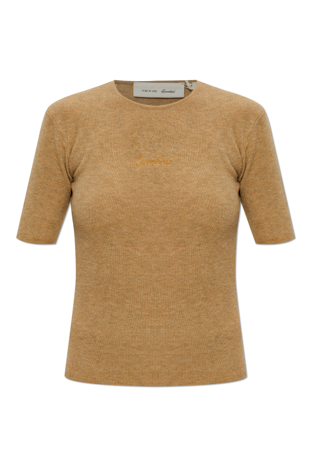 Top with embroidered logo od Fear Of God Essentials