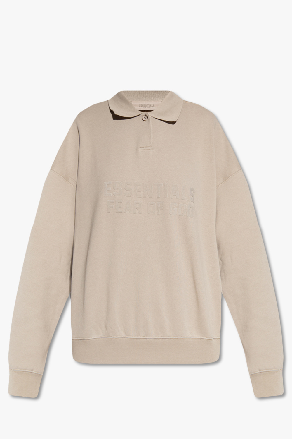 Grey Sweatshirt with collar Fear Of God Essentials - Vitkac GB