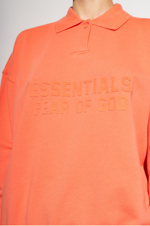Fear Of God Essentials Topman hoodie in purple part of a set