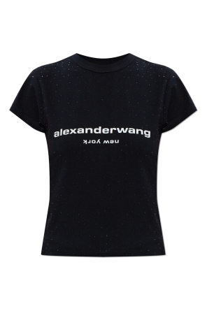T-shirt with printed logo