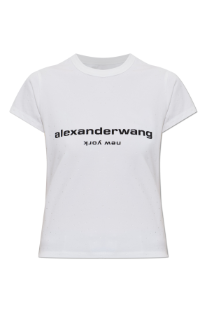 T-shirt with shimmering appliqués