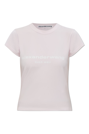 T-shirt with printed logo