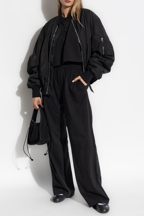 Alexander Wang Kurzes Polohemd mit lockerem Schnitt