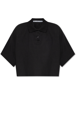 Short loose-fit polo