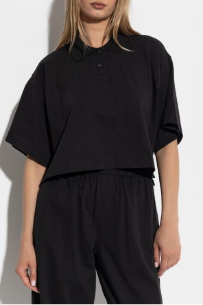 Alexander Wang Kurzes Polohemd mit lockerem Schnitt