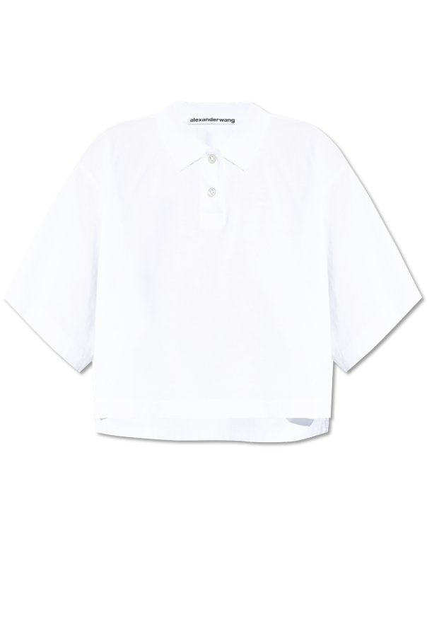 Short loose-fit polo od Alexander Wang