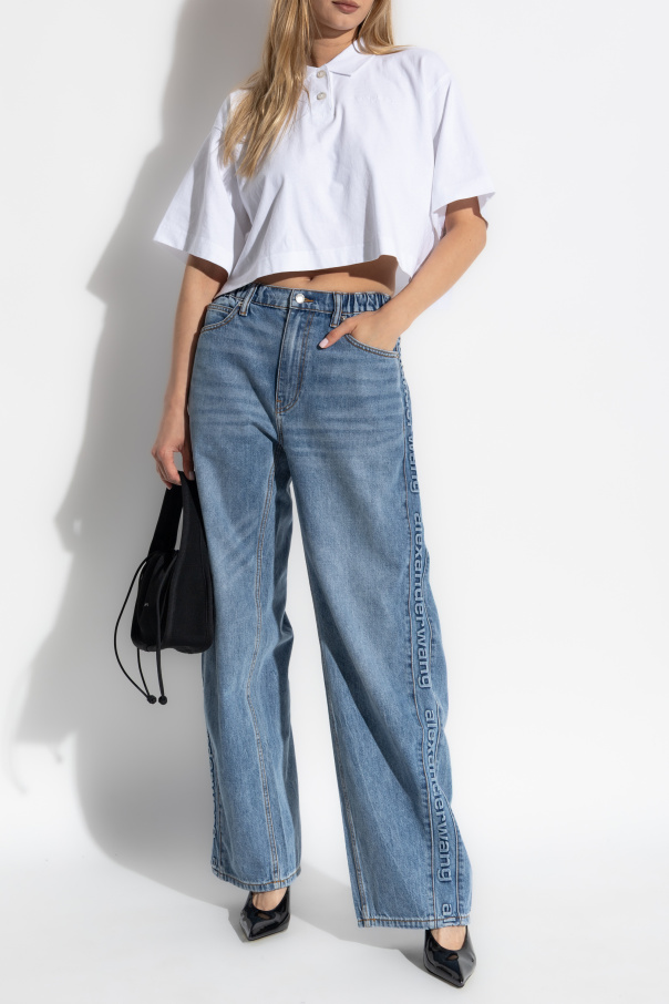 Alexander Wang Short loose-fit polo